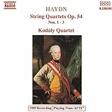 Disco de Franz Joseph Haydn: «Haydn: String Quartets Op. 54, Nos. 1-3» (Anverso) Disco de Franz Joseph Haydn: «Haydn: String Quartets Op. 54, Nos. 1-3» (Anverso)