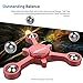 KOMVOX Fidget Spinner Metal, Figit Spinning Top 5 Star Toys, Kids Grownups Toys Gifts for 4 5 6 7 8 9 Year Old Boys Girls Sisters Teenages Brithday (Red)