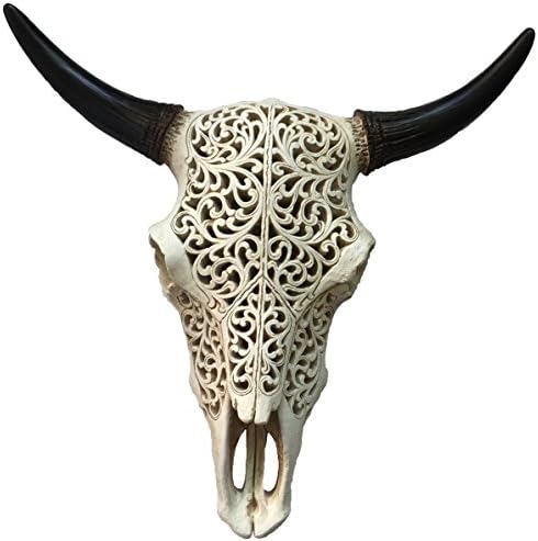 Katerina Prestige Cow Skull Decoration 13.5 x 9.5 x 30.7