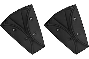 neynavy 2 PCS Seat Belt Adjuster for Kids, Triangle Seatbelt Adjuster for Adult Children, Car Safety Cover Strap Pad Harness Auto Shoulder Neck Strap Adjuster (Black)