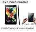 SVP Phablet Unlocked Android 4.2.2 Bluetooth GPS Capacitive 5-Point Multi-Touch Screen (Black)