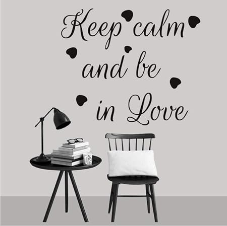 Pegatinas De Pared Calcomanía Keep Calm Family Cálidos Refranes