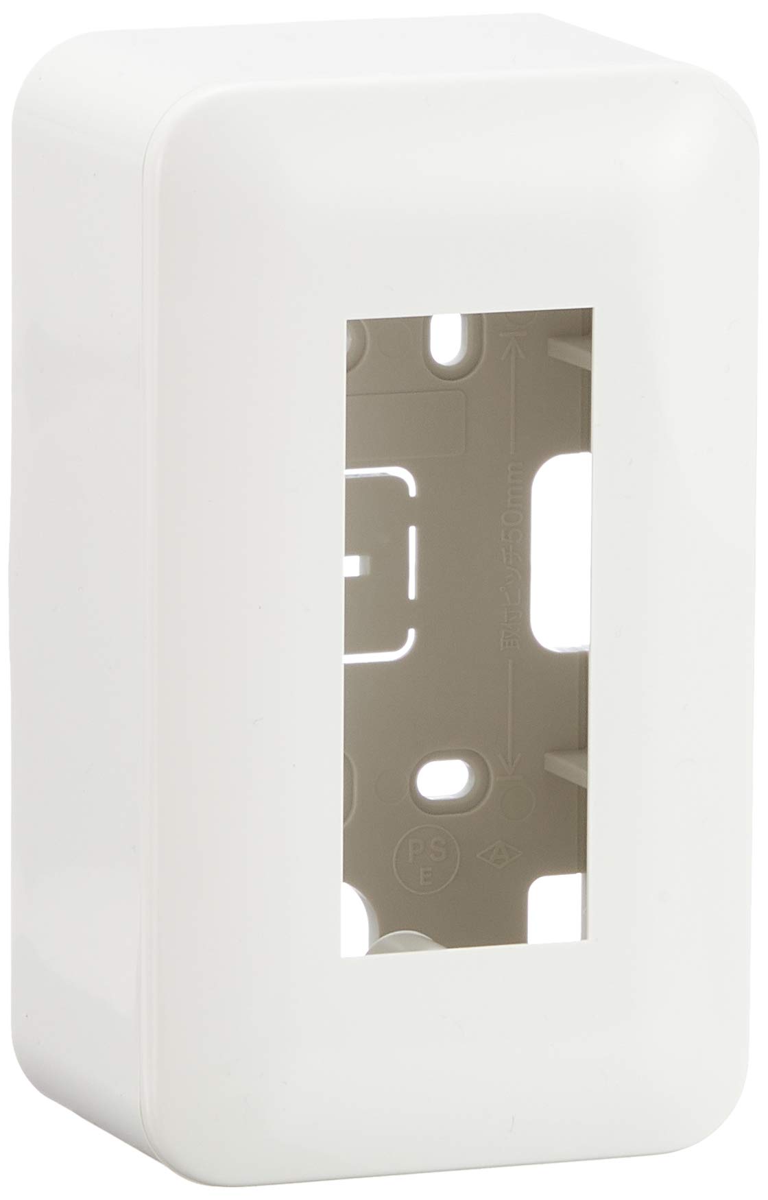 パナソニック(Panasonic) コスモシリーズワイド21 露出増設ボックス コンセント3コ用 ラウンド ホワイト 高さ48mm WVC7003W商品画像