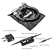 Active Noise Cancelling Headphones for Kids,Alteng Child Travel Foldable Stereo Headset W/Mic and Remote,Tangle-Free 3.5mm Jack, Soft and Smooth Ear Cup(Black)