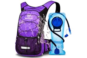 Mothybot Hydration Pack, Insulated Hydration Backpack with 2L BPA Free Water Bladder and Storage, Hiking Backpack for Men, Women, Kids for Running, Cycling, Camping - Keep Liquid Cool up to 5 Hours
