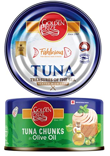 Golden Prize Tuna Chunks in Olive Oil, 185g