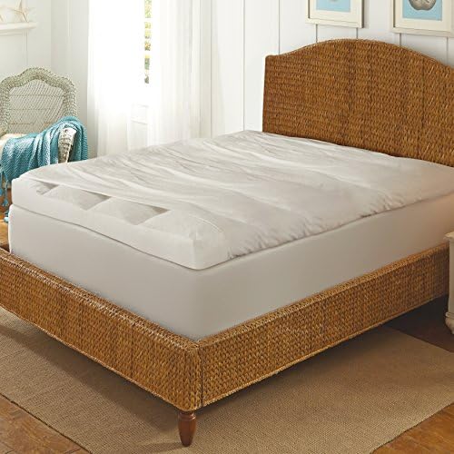 Hotel Laundry FBC-018-6Q Hypoallergenic Bed Zipper Cover/Encasement-100% Cotton Down & Feather Proof Prevents Feather Leaking and poking Through
