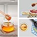 Mini Wood Honey Dipper Sticks Server for Honey Jar Dispense Drizzle Honey Individually Wrapped 3 Inch 12 Pack