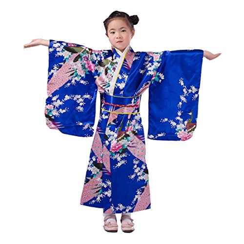 Ez-sofei Women's/Girls Japanese Traditional Floral Kimonos