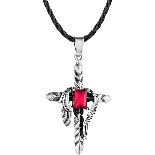 FashionM Mxnpolar Vampire Knight Yuki Cross Pendant Necklace