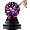 Andy's Orchids Plasma Ball Lamp, Atmosphere LED Night Light, Touch Glass Sound Control Glitter Lighting Bedroom Decor, Kids Toy Children's Gift 3 inch USB Powered