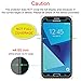 J&D Compatible for Samsung Galaxy J5 2017 Glass Screen Protector (3-Pack), Not Full Coverage, Tempered Glass HD Clear Ballistic Glass Screen Protector for Galaxy J5 (Release in 2017) Glass Film