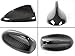 Real Carbon Fiber Shark Fin Antenna Cover Cap Compatible with 2017-2024 Alfa Romeo Giulia Quadrifoglio