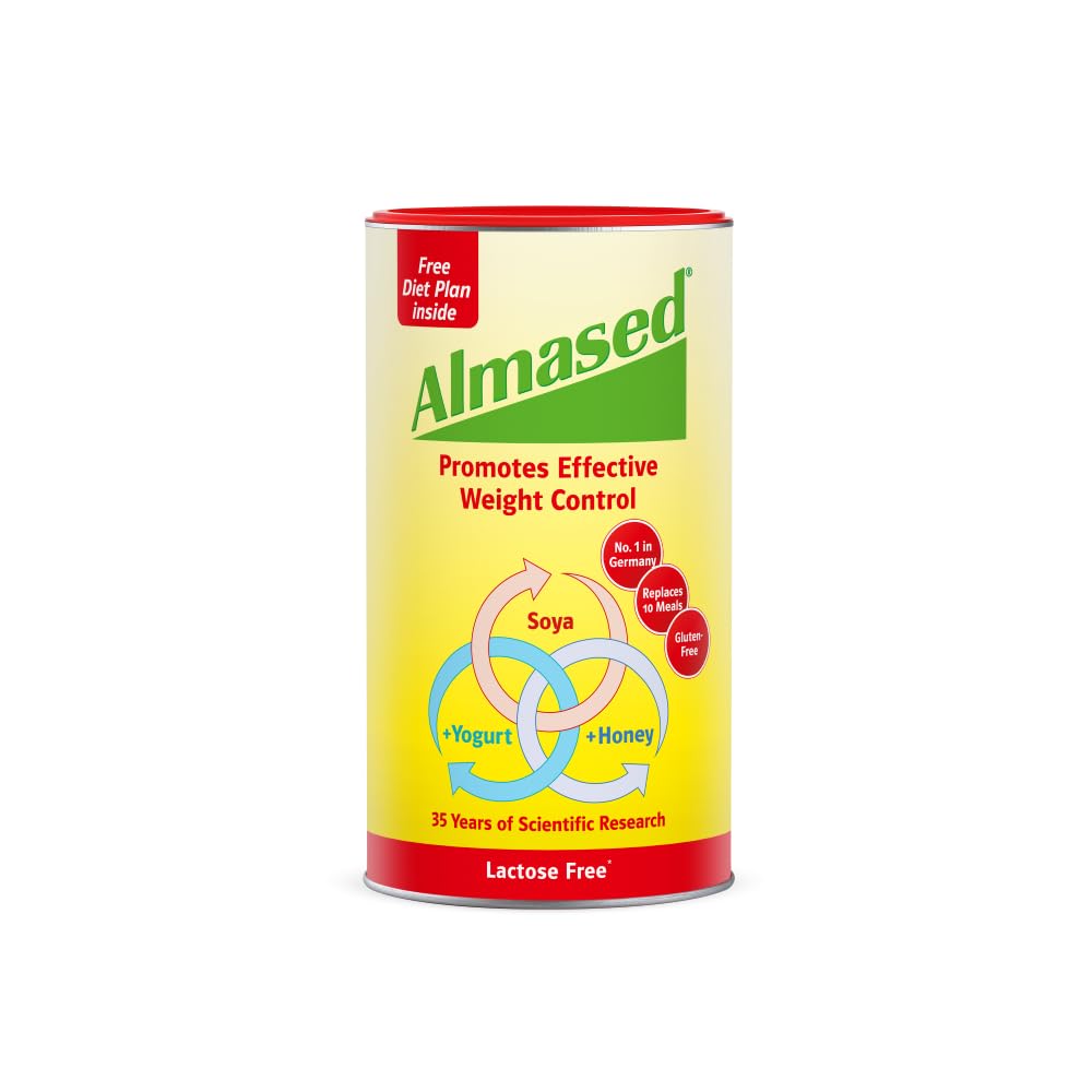 Almased Lactose-Free Meal Replacement Shake - Protein Powder for Weight Loss, 500 g