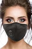 Best Air Pollution Face Mask with Filter and Respirator - Anti-Dust, Smoke, Gas, Allergies, Germs and Flu - Military Grade - Washable and Reusable - Supports Breathing Clean Air - N99 Protection