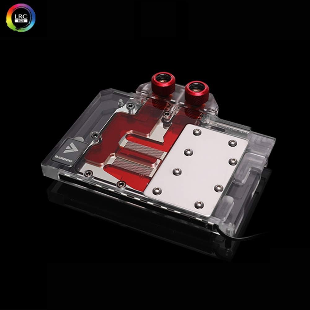 Barrow Copper GPU LRC LED WaterBlock for MSI RTX 2080Ti 2080 2070 2060 (RTX 2060 Ventus Block)