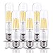 ZYCYLIGHT T10/T30 LED Bulb,6W Dimmable Tubular LED Bulbs, Vintage Edison COB LED Filament Bulbs, 60W Incandescent Equivalent, 550 Lumens 2700K-3000K Soft Warm White Light, E26 Base, Pack of 6…