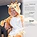 Emolly Fashion Kids Animal Giraffe Pajama Onesie - Soft and Comfortable with Pockets (6, Giraffe)