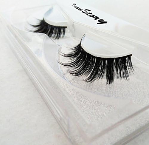 Premium 3D Mink False Eyelashes 100% hand-made multi-layer messy cross curly long nature thick 1 Pair delicate Gifts (3D40)
