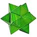KINGOU Bamboo Green Octagon Lock Logic Puzzle Burr Puzzles Brain Teaser Intellectual Assembly Toy