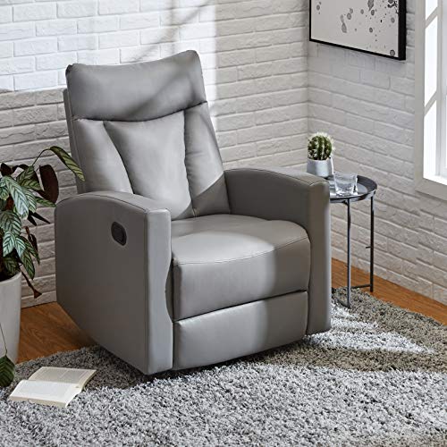 JC Home Chair Theater Glider, 360 Degree Swivel, PushBack Reclining