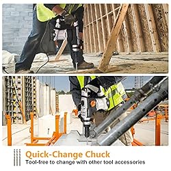 [Upgraded] Towallmark 12.5 Amp Rotary Hammer