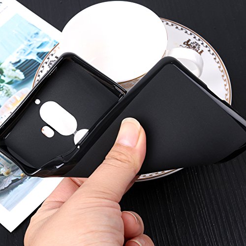 GoRogue Pudding TPU Shock Proof Protective Back Case Cover for Lenovo K8 Plus (Black)
