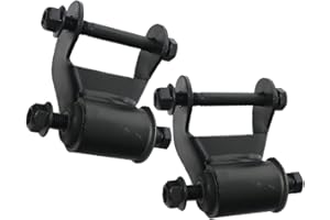 JKYH TECHPLUS New 722-066 2PCS Rear Leaf Spring Shackle Repair Kit Pair Compatible with 1973-1999 Chevrolet Blazer; 1975-86 C10; C30;K10;K20;K30; K5 Blazer; Suburban C20; SuburbanK20