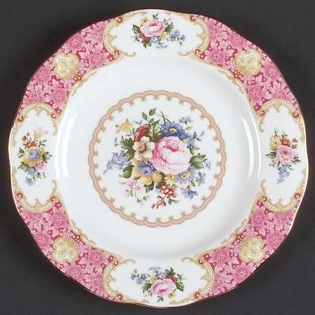 Lady Carlyle ROYAL ALBERT 7.8" / 20cm SALAD DESSERT PLATE UK MADE NEW