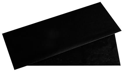Rayher 67270576 Seidenpapier, schwarz, 50x75cm, 5 Bogen, 17g/m², lichtecht, farbfest, leicht transparentes, dünnes Papier, Ge