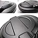 Fuel Tank Cap Door Gas Cap Cover with Lock Compatible with 2018-2020 Jeep Wrangler JL JLU (Rubber Ring Included) (Fits 2018+ Wrangler JL)