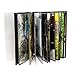 4 Pack CocoPolka 4 x 6 Flexible Photo Albums. 48 Pockets with Black Background & Customizable Covers.