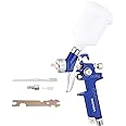 ENDOZER General Purpose Mini HVLP Spray Guns Auto Car Detail Paint Sprayer Spot Repair with 0.8mm Nozzle 125CC