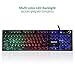 Wired Keyboard-104 Keys Ergonomic Mechanical Feeling Keyboard with 12 Multimedia Keys, Spill-Resistant Design, Suitable for Working and Everyday Usage, Compatible with PC & Mac System RECCAZR