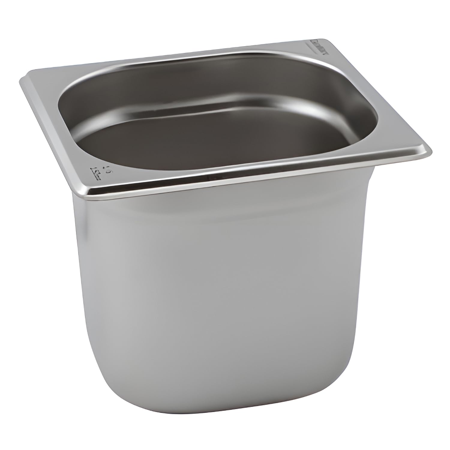 Genware NEV-GN16-150 Stainless Steel Gastronorm Pan, Size 1/6, 150 mm Deep