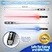 LightSaber Chopsticks Light Up Saber Led (3 Pairs, Red Green Blue)