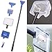 Petsoigné 5 in 1 Fish Tank Cleaning Kit with Gravel Rake, Algae Scraper, Glass Sponge Brush, Water Plant Fork and Aquarium Netthumb 1