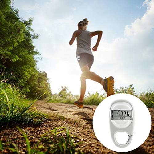 Mlamat 3D Digital Pedometer,Simple 3D Digital Pedometer Portable Walking Step Counter with Carabiner Clip for Men/Women/Pets,LCD Step Counter for Men Women - Image 5