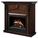 Dimplex Holbrook DFP4765BW Traditional Electric Fireplace Mantle with 23-Inch Firebox, Burnished Walnut