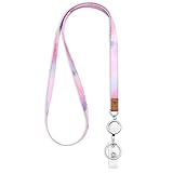 MNGARISTA Necklace Teacher Lanyard, Retractable ID
