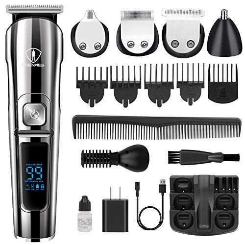 Ceenwes Beard Trimmer Hair Clippers Professional Mens Grooming Kit