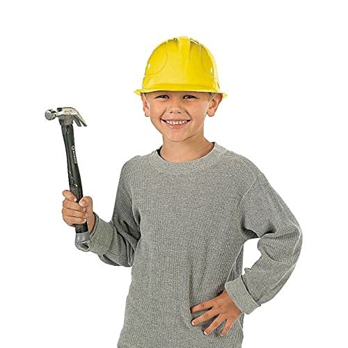 YELLOW CONSTRUCTION HATS (1 DOZEN) - BULK, Model: IN-25-1615