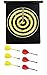 PrimeTrendz Magnetic Dart Board Double Sided Hanging Dart Board Set