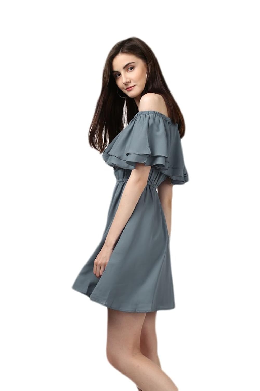 eyesonme women's crepe dress