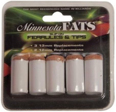 Minnesota Fats MFA42843 6 Combo Slip on Tips & Ferrules