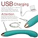 Heating Vibrator 8 Powerful Multi-Speed -100% Waterproof USB Charge G-spot Vagina and Clitoris Vibrating Dildo