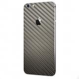 iPhone 6 Plus Skin / iPhone 6s Plus Skin - Sticker Decal Wrap by SKINTZ - with Apple Stickers - High Quality - Textured - Durable - Protection - Dark Space Gray Carbon Fiber