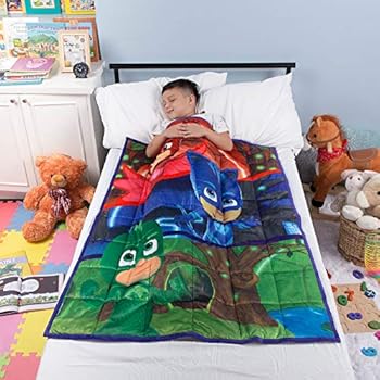 Franco Bedding Super Soft Plush Kids Weighted Blanket with Bonus Door Knob Pillow, 36