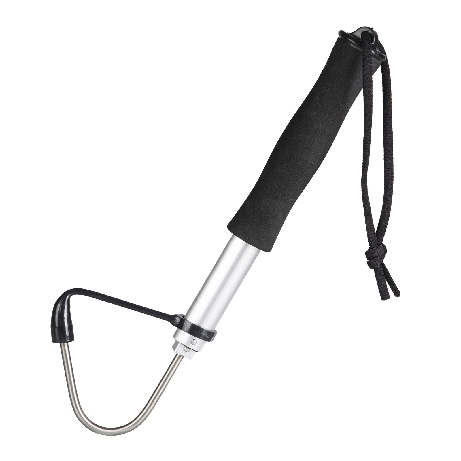 Blkthun Three Section Telescopic Fishing Hook, With Stainless Steel Hook And Super Soft Handle