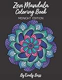 Zen Mandala Coloring Book: Adult Coloring Book for Relaxation | Hand Drawn Intricate Mandalas On Bla by 